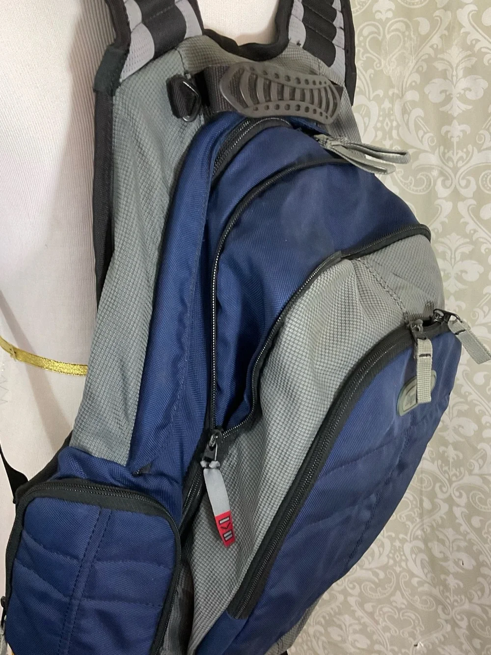 Eagle Creek Nylon Blue and Gray Unisex Backpack Hiking Travel Adjustable